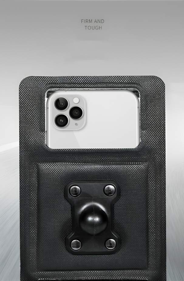 Ρυθμιζόμενη Αδιάβροχη Βάση Στήριξης Κινητού Μηχανής Motowolf