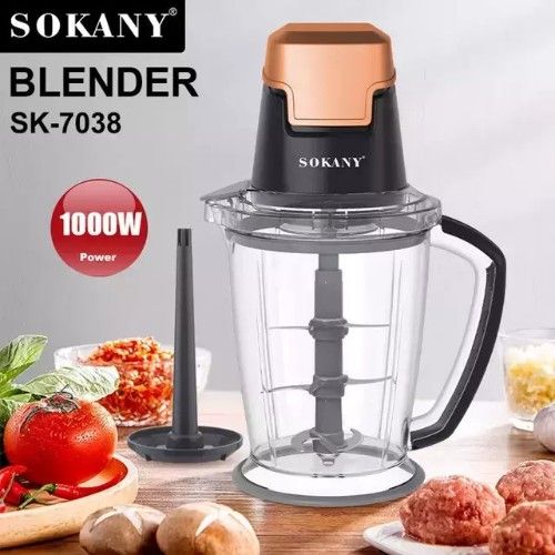 Μίξερ Πολλαπλών Λειτουργιών Sokany Πολυκόπτης Multi 1000W με Ανοξείδωτη Ράβδο Μίξερ Πολλαπλών Λειτουργιών Sokany Πολυκόπτης Multi 1000W με Ανοξείδωτη Ράβδο