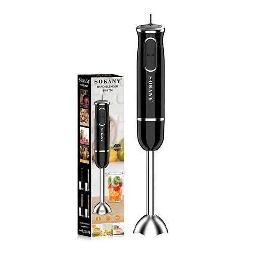 Μπλέντερ Χειρός Sokany με Ανοξείδωτη Ράβδο Μαύρο Μπλέντερ Χειρός Sokany με Ανοξείδωτη Ράβδο Μαύρο