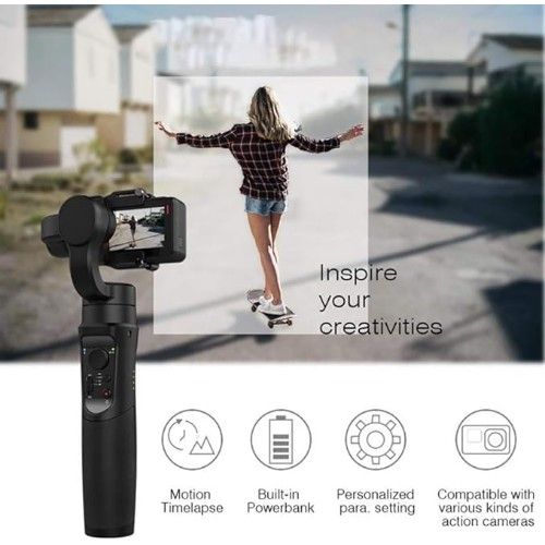 Χειροκίνητος Σταθεροποιητής Εικόνας & Βίντεο Κινητού - Action Camera Gimbal 3-Axis Χειροκίνητος Σταθεροποιητής Εικόνας & Βίντεο Κινητού - Action Camera Gimbal 3-Axis