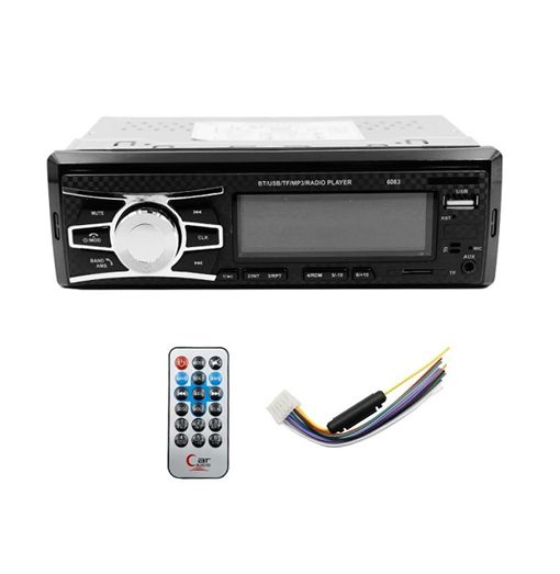 Ηχοσύστημα Αυτοκινήτου 1DIN Bluetooth με Οθόνη Ραδιόφωνο USB AUX SD και ΤηλεχειριστήριοΜαύρο