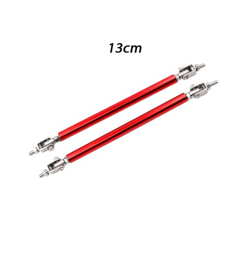 Μπαράκια Στήριξης 13cm με Σπείρωμα για Διακοσμητικό Spoiler 2τμχ Κόκκινα