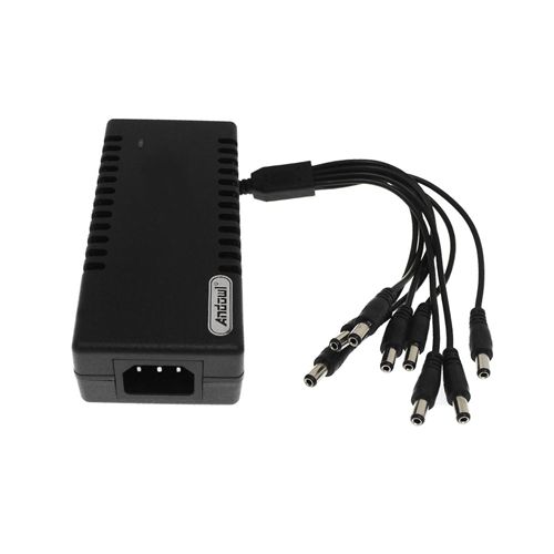 Universal Tροφοδοτικό 12V 8A με 8 Bύσματα Andowl 