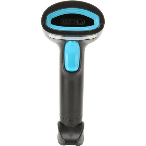Ασύρματο Laser Barcode Scanner με USB - Bluetooth Χειρός Andowl Επαναφορτιζόμενομε Δυνατότητα Ανάγνωσης 1D 2D και QR Barcodes Μαύρο-Μπλε
