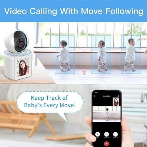 Ασύρματη Κάμερα Andowl 1080p 4K Wi-Fi Bluetooth USB Οθόνη 2.8