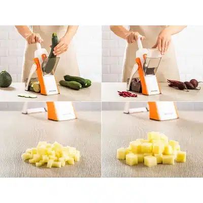 Ασφαλής Πολυκόφτης Ακριβείας Μαντολίνο για Φρούτα και Λαχανικά Delimano