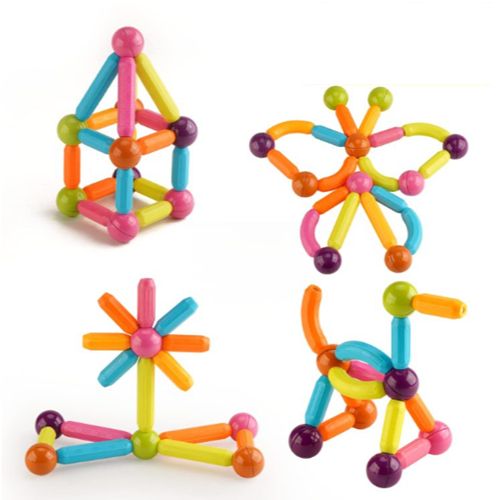 Εκπαιδευτικό Παιχνίδι Σετ Μαγνητών 25 Τεμάχια Magnetic Sticks για Ηλικίες 3+