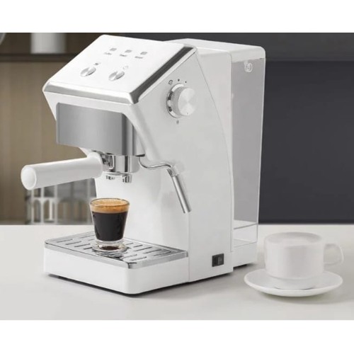 Hoomei Μηχανή Espresso 1050W Πίεσης 15 Bar Λευκή
