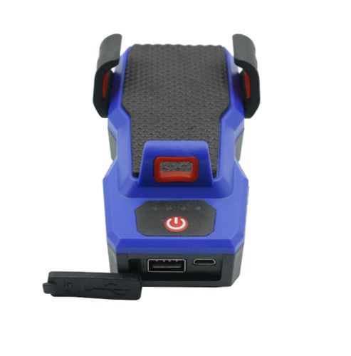 Αδιάβροχο Επαναφορτιζόμενο Φως Πορείας Ποδηλάτου USB LED 550LM με Κόρνα και Βάση Κινητού