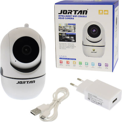 IP Κάμερα Παρακολούθησης Wi-Fi 1080p Εσωτερικού Χώρου με Αμφίδρομη Επικοινωνία και Φακό 3.6mm Jortan JT-8172