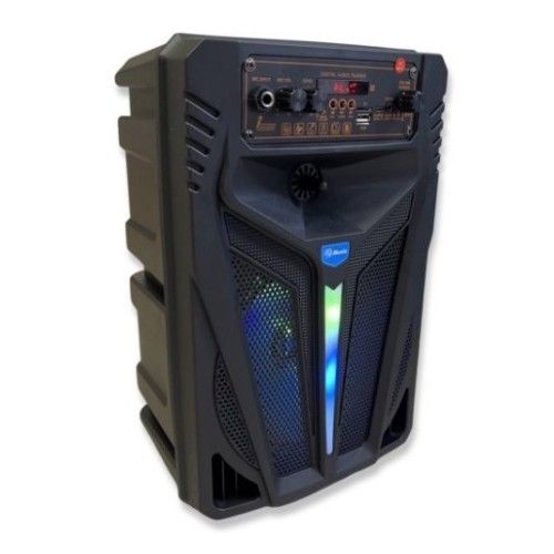 Φορητό Bluetooth Ηχείο 10W 8” Καραόκε με Ενσύρματο Μικρόφωνο