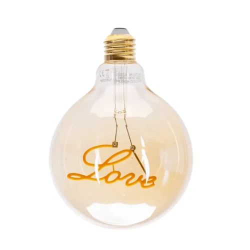 Στρογγυλός Λαμπτήρας “LOVE” Ε27 4W 1800K AIGOSTAR