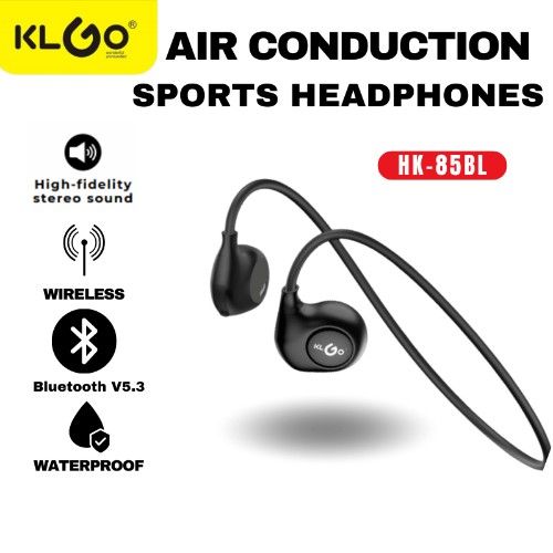 Ασύρματα Αδιάβροχα Air Conduction Ακουστικά Bluetooth V5.3 με Ακύρωση Θορύβου KLGO