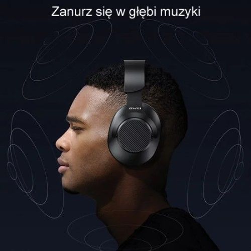 Ασύρματα & Ενσύρματα On-Ear Ακουστικά AWEI A997Bl Bluetooth Headphones Aux, Handsfree με Μικρόφωνο με Ακύρωση Θορύβου