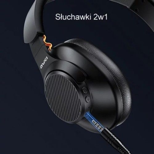Ασύρματα & Ενσύρματα On-Ear Ακουστικά AWEI A997Bl Bluetooth Headphones Aux, Handsfree με Μικρόφωνο με Ακύρωση Θορύβου