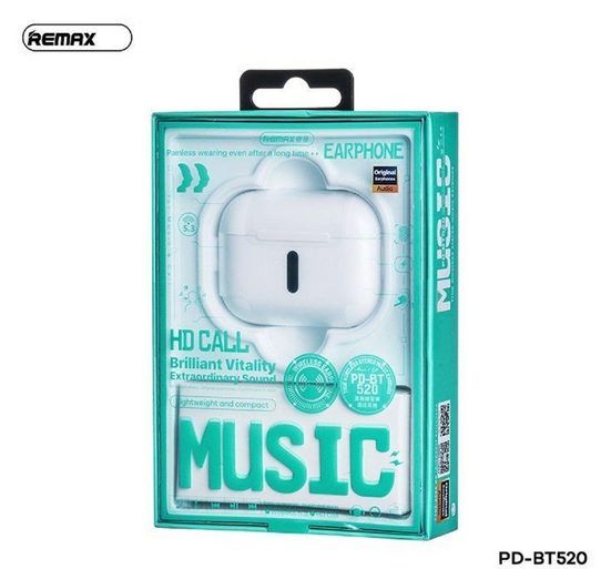 Bluetooth Ακουστικά in-Ear με Noise Cancellation και Θήκη Φόρτισης - Remax Earbud Bluetooth Handsfree Λευκό