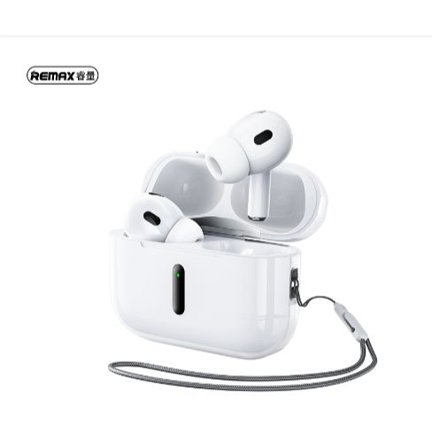 Bluetooth Airpods Ακουστικά in-Ear με Noise Cancellation και Θήκη Φόρτισης - Remax Earbud Bluetooth Handsfree Λευκό
