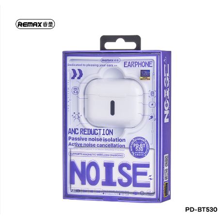 Bluetooth Ακουστικά in-Ear με Noise Cancellation και Θήκη Φόρτισης - Remax Earbud Bluetooth Handsfree Λευκό