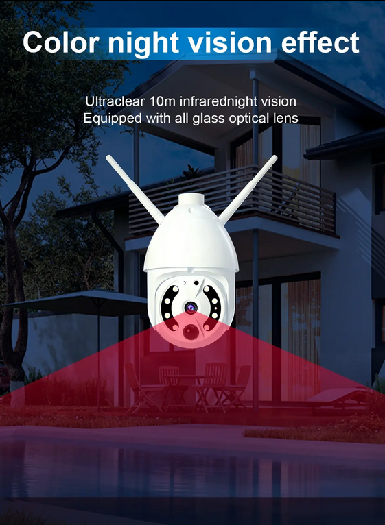 Αδιάβροχη IP Κάμερα Παρακολούθησης Wi-Fi με Ηλιακό Πάνελ & Φακό 2.8 mm - 1080p Full HD - Real Safe