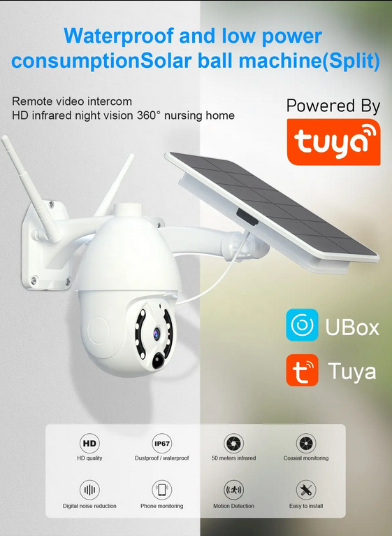 Αδιάβροχη IP Κάμερα Παρακολούθησης Wi-Fi με Ηλιακό Πάνελ & Φακό 2.8 mm - 1080p Full HD - Real Safe