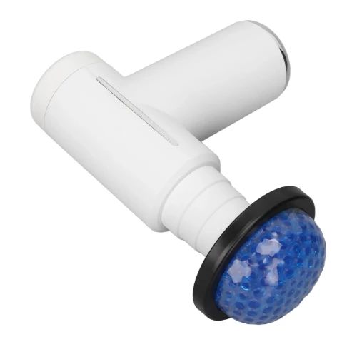 Μίνι Επαναφορτιζόμενη Eπαγγελματική Συσκευή Μασάζ Δονήσεων για το Σώμα με 6 Διαφορετικά Εξαρτήματα 6 Ταχύτητες- Αθλητικό Μασάζ, Ανάκαμψης & Αποκατάστασης - MDHLL Λευκό