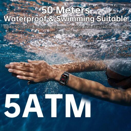 Bluetooth Smartwatch - Αδιάβροχο Ρολόι με Έγχρωμη Οθόνης Αφής Οξύμετρο Βηματομετρητή Θερμιδομετρητή Πιεσόμετρο Παρακολούθηση Ύπνου - Oukitel Πορτοκαλί BT20