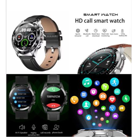 Bluetooth Smartwatch S36 Pro - Ρολόι με Έγχρωμη Οθόνης Αφής Οξύμετρο Βηματομετρητή Θερμιδομετρητή Πιεσόμετρο Παρακολούθηση Ύπνου - Μαύρο 