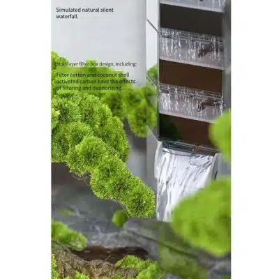 Jeneca Εσωτερικό Φίλτρο Ενυδρείου Χελώνας 2 Επιπέδων Με Αντλία Αναρρόφησης Κοπράνων, Χαμηλής Αναρρόφησης, Αντλία Κυκλοφορίας Και Καταρράκτη με Ισχύ 7.5w και Απόδοση 850l/h 