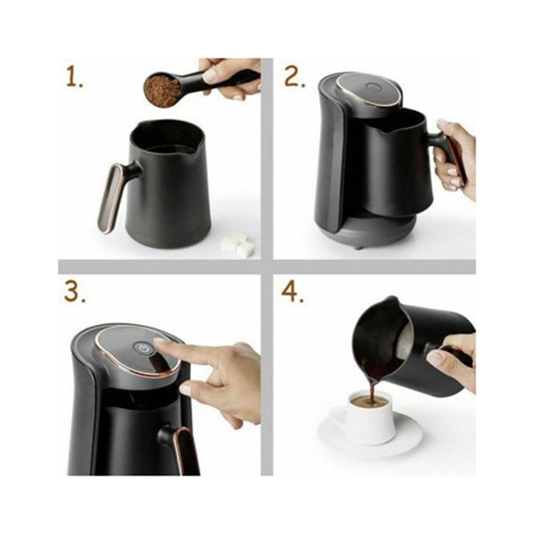 Καφετιέρα Παρασκευής Ελληνικού Καφέ για 4 Φλυτζάνια- RAF