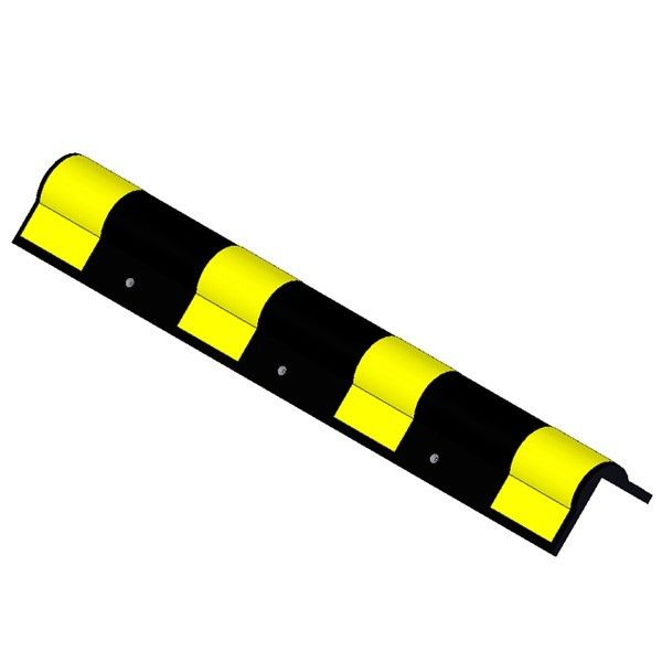 Γωνιά Προστασίας από Ελαστικό Στρογγυλεμένης Ακμής Πάχους 20mm