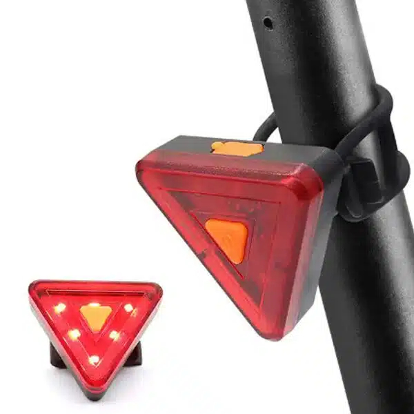 Mini Επαναφορτιζόμενο Προειδοποιητικό Τρίγωνο USB 6 SMD για Ποδήλατα Με 5 Λειτουργίες SOS