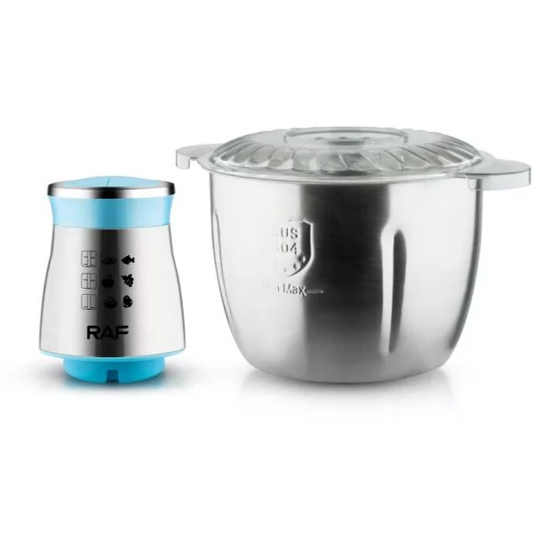 Raf Ηλεκτρικός Πολυκόφτης - Multi 1000W με Inox Κάδο 3L και 3 Ταχύτητες