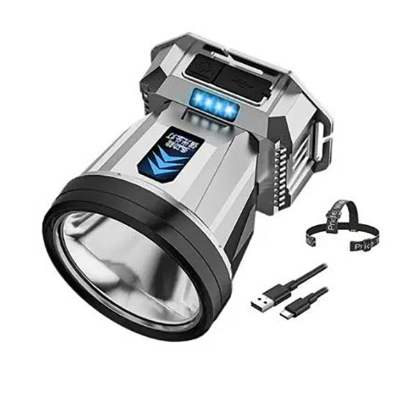 Αδιάβροχος Φορητός Επαναφορτιζόμενος Προβολέας LED Χειρός 