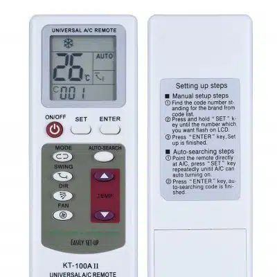 Τηλεκοντρόλ Universal για Όλα τα Κλιματιστικά – AC Remote με Φωτισμό Οθόνης LED 