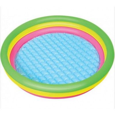 Παιδική Στρογγυλή Φουσκωτή Πισίνα PVC 152x152x30εκ. - Bestway