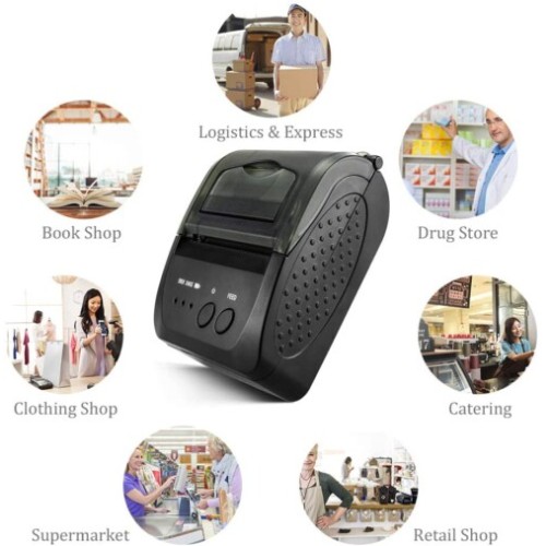 Ασύρματος Θερμικός Εκτυπωτής Αποδείξεων 58mm - Με Υποστήριξη USB, iOS & Android για Σύστημα POS