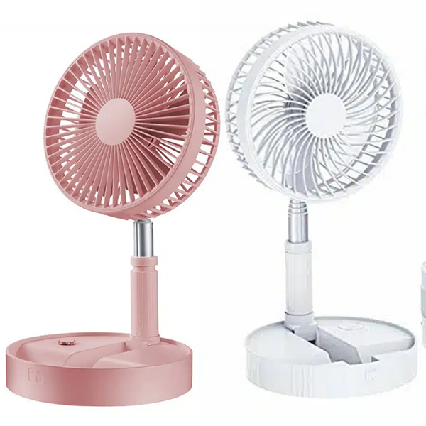 Επαναφορτιζόμενο USB Επιτραπέζιο Ανεμιστηράκι Αναδιπλούμενο με Επαναφορτιζόμενη Μπαταρία και Δυνατότητα Περιστροφής