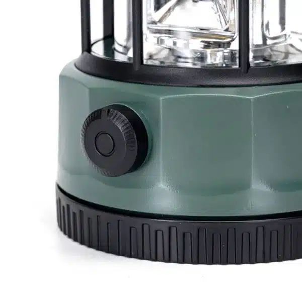 LED Φανάρι Dimmable με Μπαταρίες 300LM για Camping ή Ψάρεμα σε Θερμό Λευκό Φωτισμό Πράσινο 