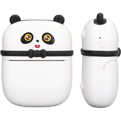 Mini Ασπρόμαυρος Φορητός Εκτυπωτής – Θερμική ασπρόμαυρη Εκτύπωση Χωρίς Μελάνι – 200DPI – 1000 mAh Μπαταρία Λιθίου – Φόρτιση με καλώδιο MicroUSB 