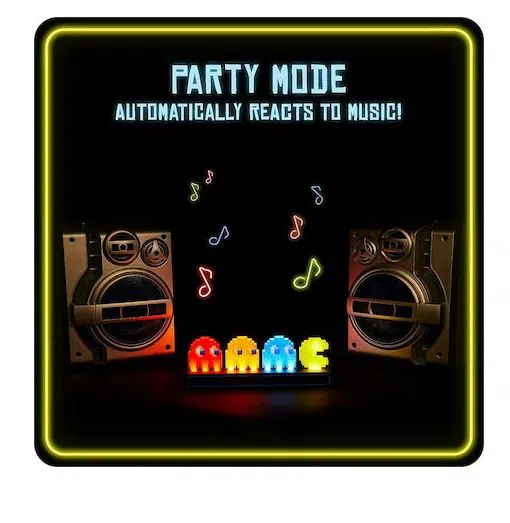 Παιδικό Διακοσμητικό Led Φωτιστικό Pac Man and Ghosts 30x10cm Πολύχρωμο 