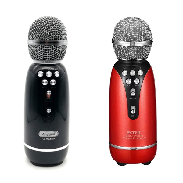 Μικρόφωνο Karaoke Ασύρματο Andowl Q-MC899 Κόκκινο