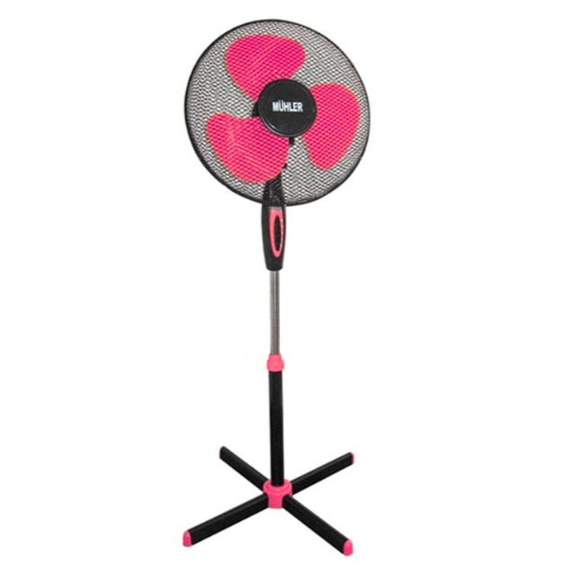Ανεμιστήρας Ορθοστάτης 40W 3 Ταχυτήτων με Ρυθμιζόμενο Ύψος - Muhler