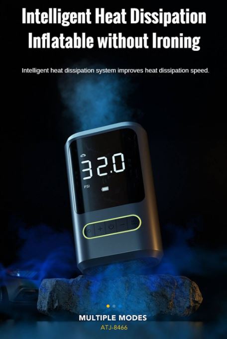 Φορητό Κομπρεσέρ Αέρα Μπαταρίας 150PSI με Οθόνη LCD 