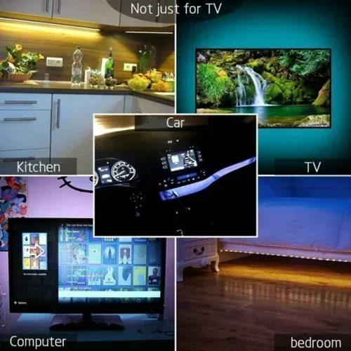Διακοσμητική ταινία LED RGB με τηλεχειριστήριο και WiFi 5m Aerbes 