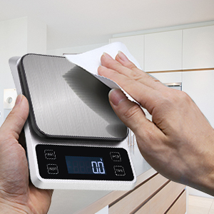 Ψηφιακή Ζυγαρία Κουζίνας 1-10Kg με Ακρίβεια 1 Γραμμαρίου και Πολλαπλές Μονάδες Μέτρησης Βάρους - Aerbes