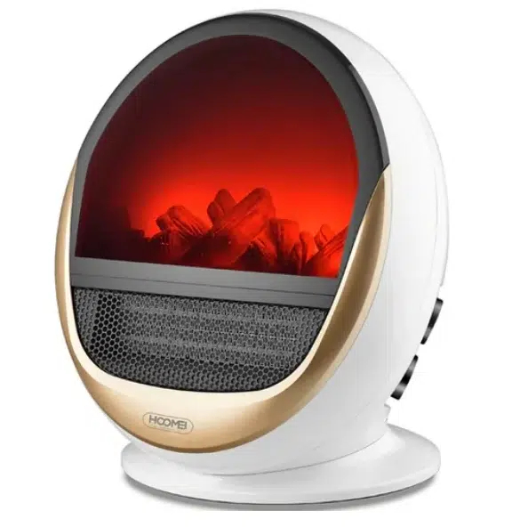 Τζάκι Αερόθερμο με Εφέ Φλόγας με Δύο Επίπεδα Θερμότητας 850W και 1500W 