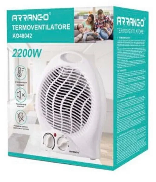 Αερόθερμο Δαπέδου 2200W με 3 Βαθμίδες Θέρμανσης - Arrango