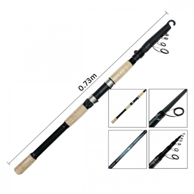 3m Τηλεσκοπικό Καλάμι Ψαρέματος Spinning - Ιδανικό για Αρχάριους και Προχωρημένους
