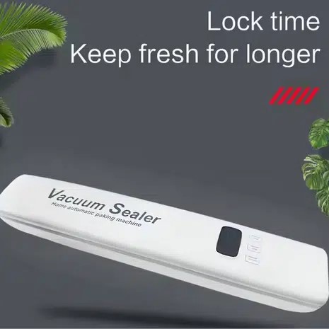 Συσκευή Αεροστεγούς Σφραγίσματος Τροφίμων με Οθόνη - Λευκό Χρώμα