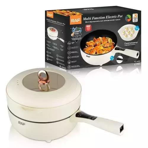 Raf Πολυμάγειρας 1500W με Χωρητικότητα 7lt Λευκός